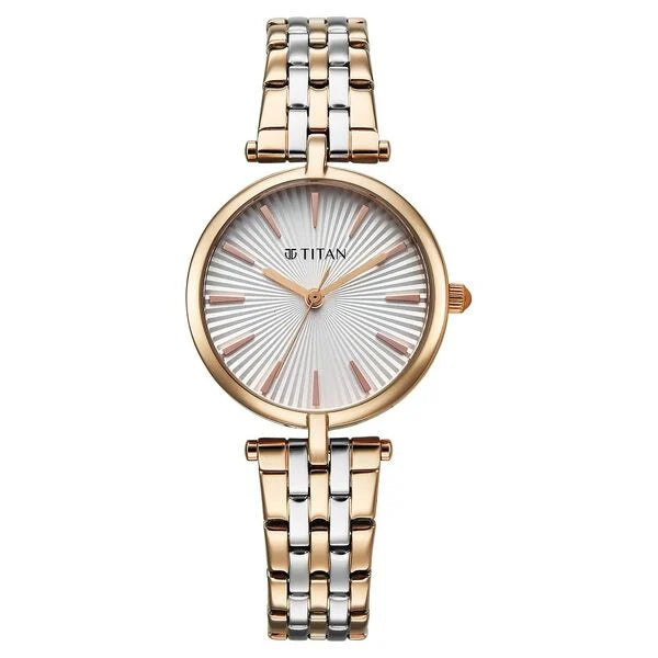 Titan Work Mode Quartz Analog Watch For Women 95351km01 - KRISHNA WATCH COMPANY