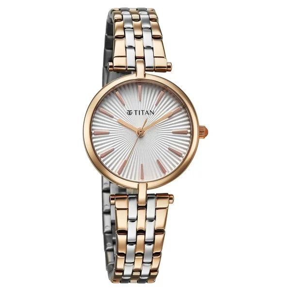Titan Work Mode Quartz Analog Watch For Women 95351km01 - KRISHNA WATCH COMPANY