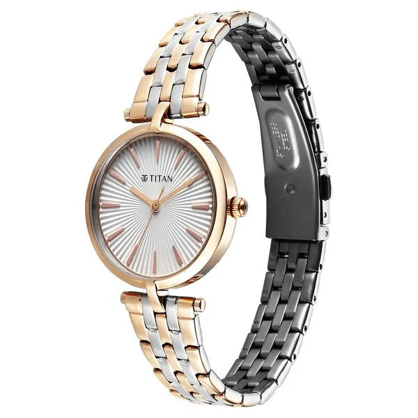 Titan Work Mode Quartz Analog Watch For Women 95351km01 - KRISHNA WATCH COMPANY