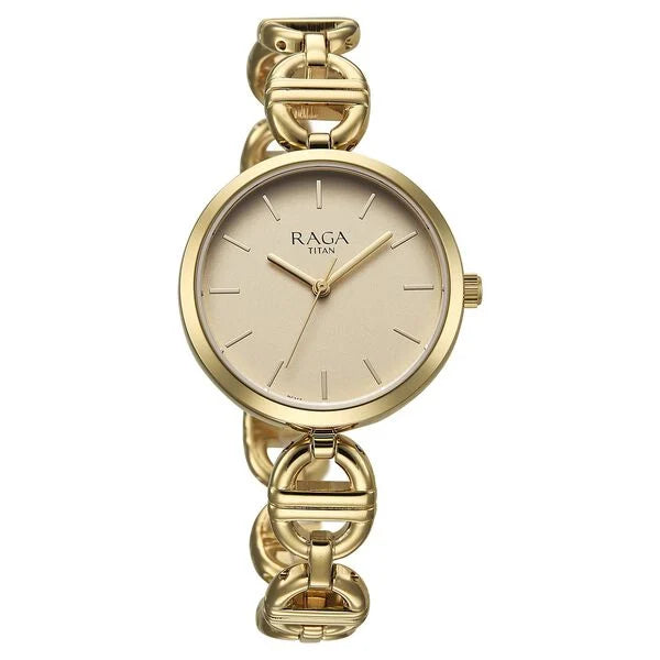 Titan Raga Showstopper Watch For Women - 95353YM01 - KRISHNA WATCH COMPANY