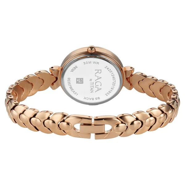 Titan Raga Showstopper Quartz Analog Watch For Women - 95357WM01 - KRISHNA WATCH COMPANY