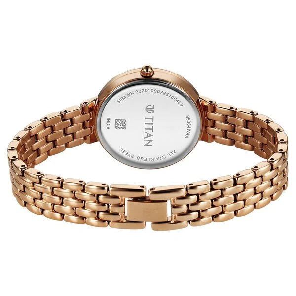 Titan Eminence Quartz Analog Watch For Women 95364WM01 - KRISHNA WATCH COMPANY