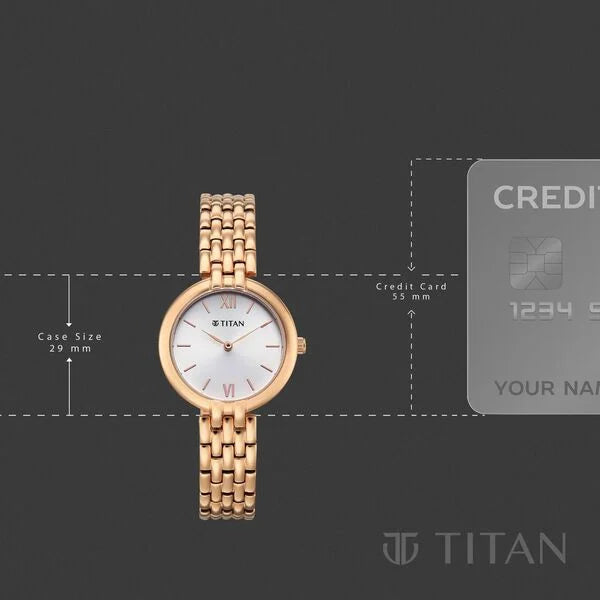 Titan Workday Wonders Quartz Analog Watch For Women 95368wm01 - KRISHNA WATCH COMPANY