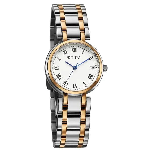 Titan Christina Workwear Quartz Analog Watch For Women 95370km01 - KRISHNA WATCH COMPANY