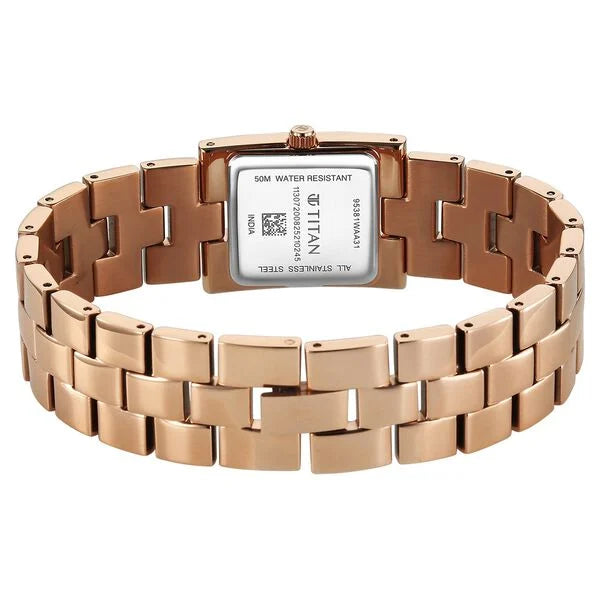 Titan Eminence Quartz Analog Watch For Women 95381wm01 - KRISHNA WATCH COMPANY