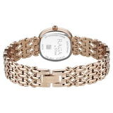 Titan Raga Spotlight Quartz Analog White Dial Rose Gold Metal Strap Watch For Women 95421wm01