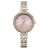 Titan Raga Spotlight Quartz Analog Pink Dial Two Toned Metal Strap Watch For Women 95424km01