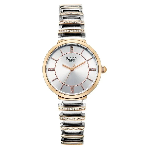 Titan Raga Spotlight Quartz Watch For Women - 95431KM01