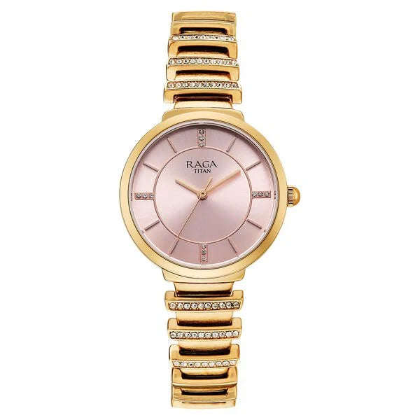 Titan Raga Spotlight Quartz Watch For Women 95431wm01