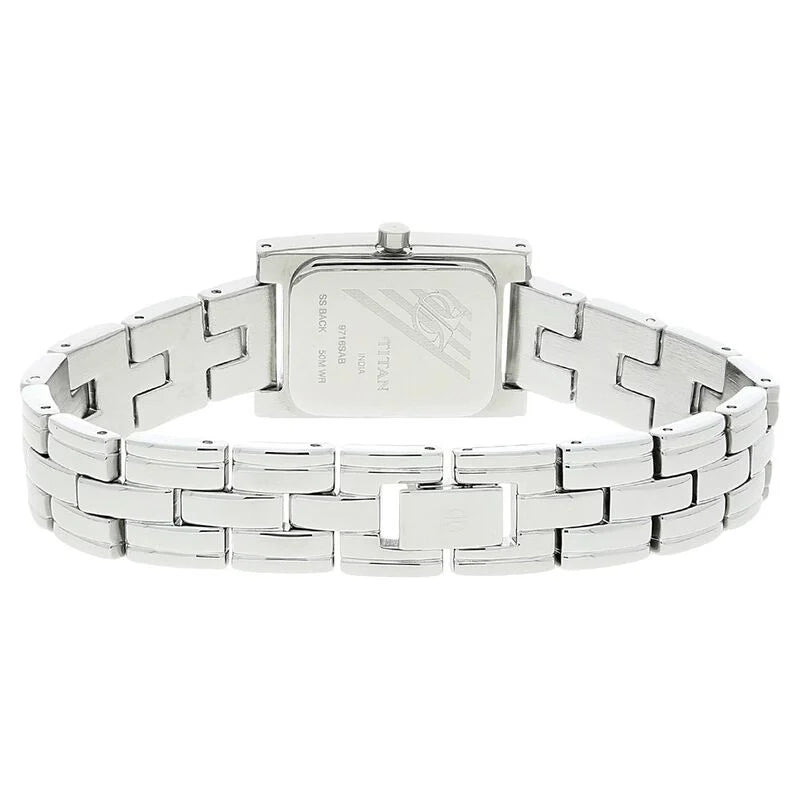 Titan Raga Silver Dial Analog Metal Strap Watch for Women 9716SM01 - KRISHNA WATCH COMPANY