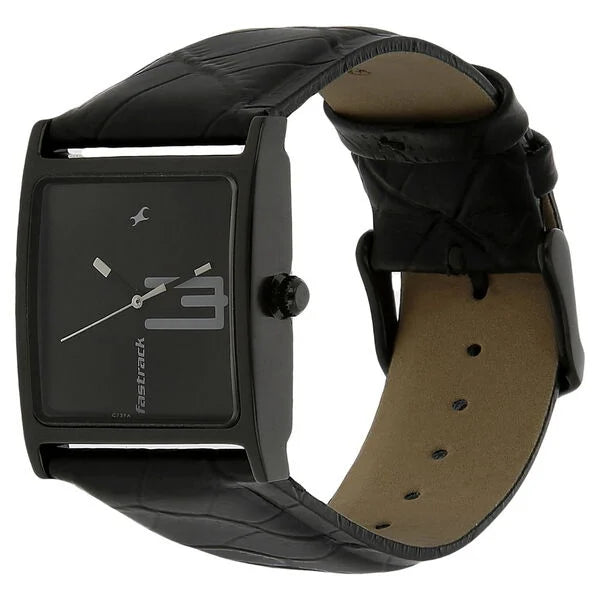 Fastrack Quartz Analog Black Dial Leather Strap Watch for Girls ns9735nl02 / 9735nl02 - KRISHNA WATCH COMPANY