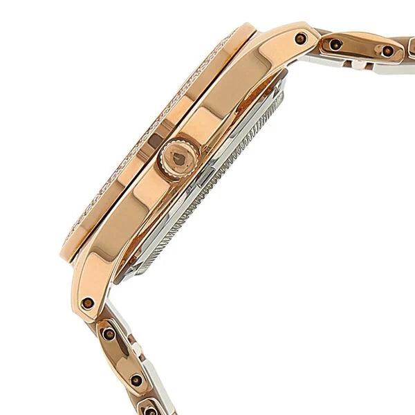 Xylys Shimmer Swiss Analog Steel & Ceramic Mother of Pearl White Dial Watch for Women 9766wd02m - KRISHNA WATCH COMPANY