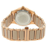 Xylys Shimmer Swiss Analog Steel & Ceramic Mother of Pearl White Dial Watch for Women 9766wd02m - KRISHNA WATCH COMPANY
