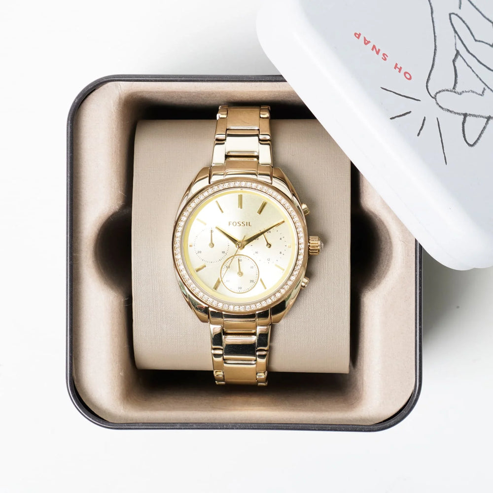 Fossil Vale Chronograph Watch for Women BQ3658 - KRISHNA WATCH COMPANY