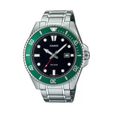 Casio Enticer Green Ribbon Men's Watch - MDV-107D-3AVDF - A2192 - KRISHNA WATCH COMPANY