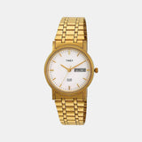 Timex Men's Champagne Analog Stainless Steel Watch A503