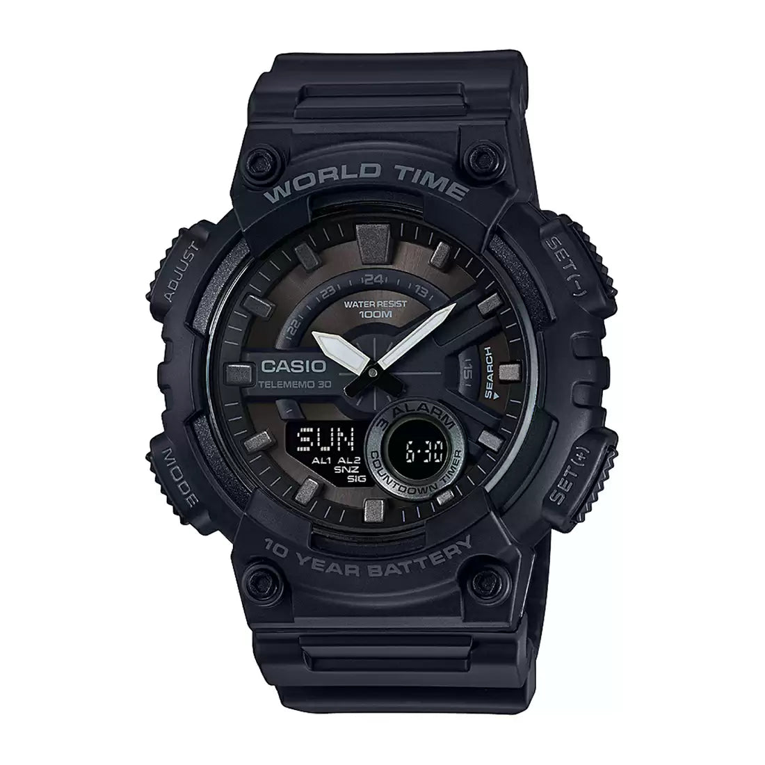 CASIO YOUTH AEQ-110W-1BVDF - AD218 - KRISHNA WATCH COMPANY