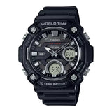 YOUTH AEQ-120W-1AVDF - AD262 Black Analog-Digital - Men's Watch - KRISHNA WATCH COMPANY