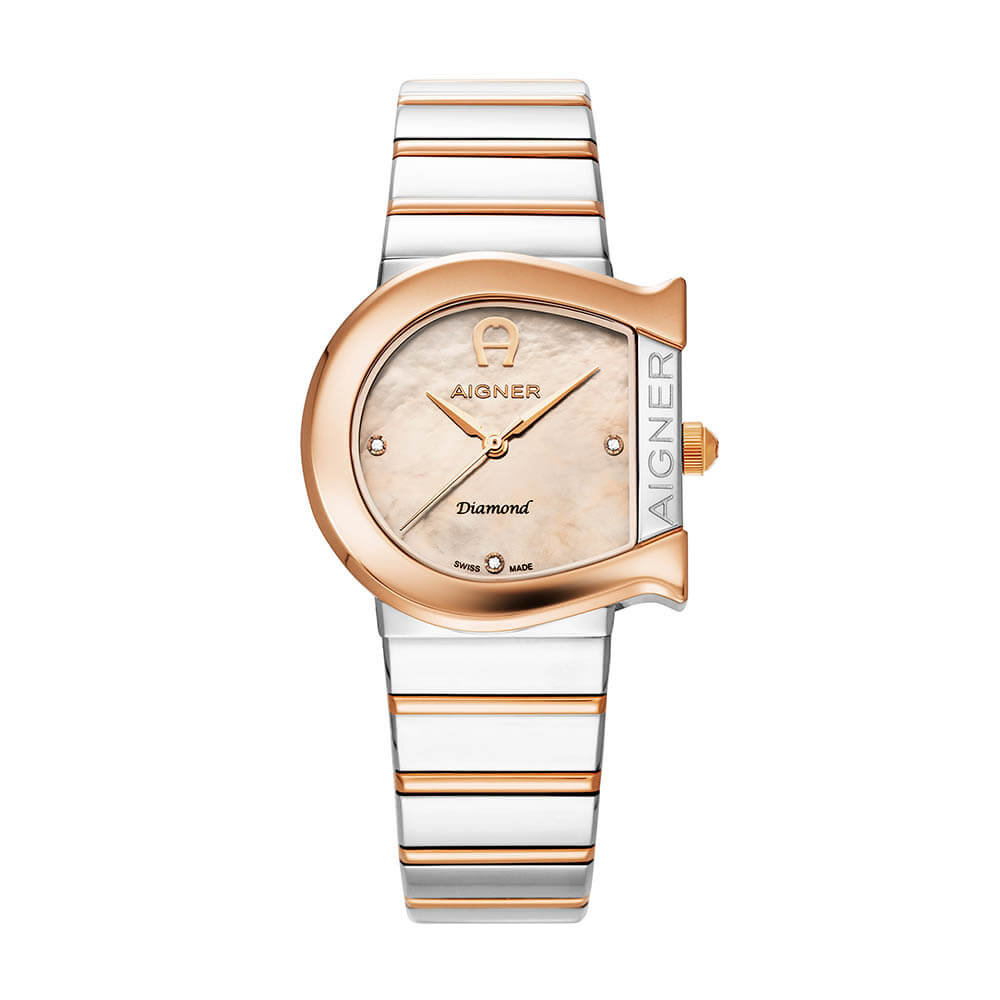 AIGNER MATERA DIAMOND WATCH FOR WOMEN - AIAGW232004W - KRISHNA WATCH COMPANY