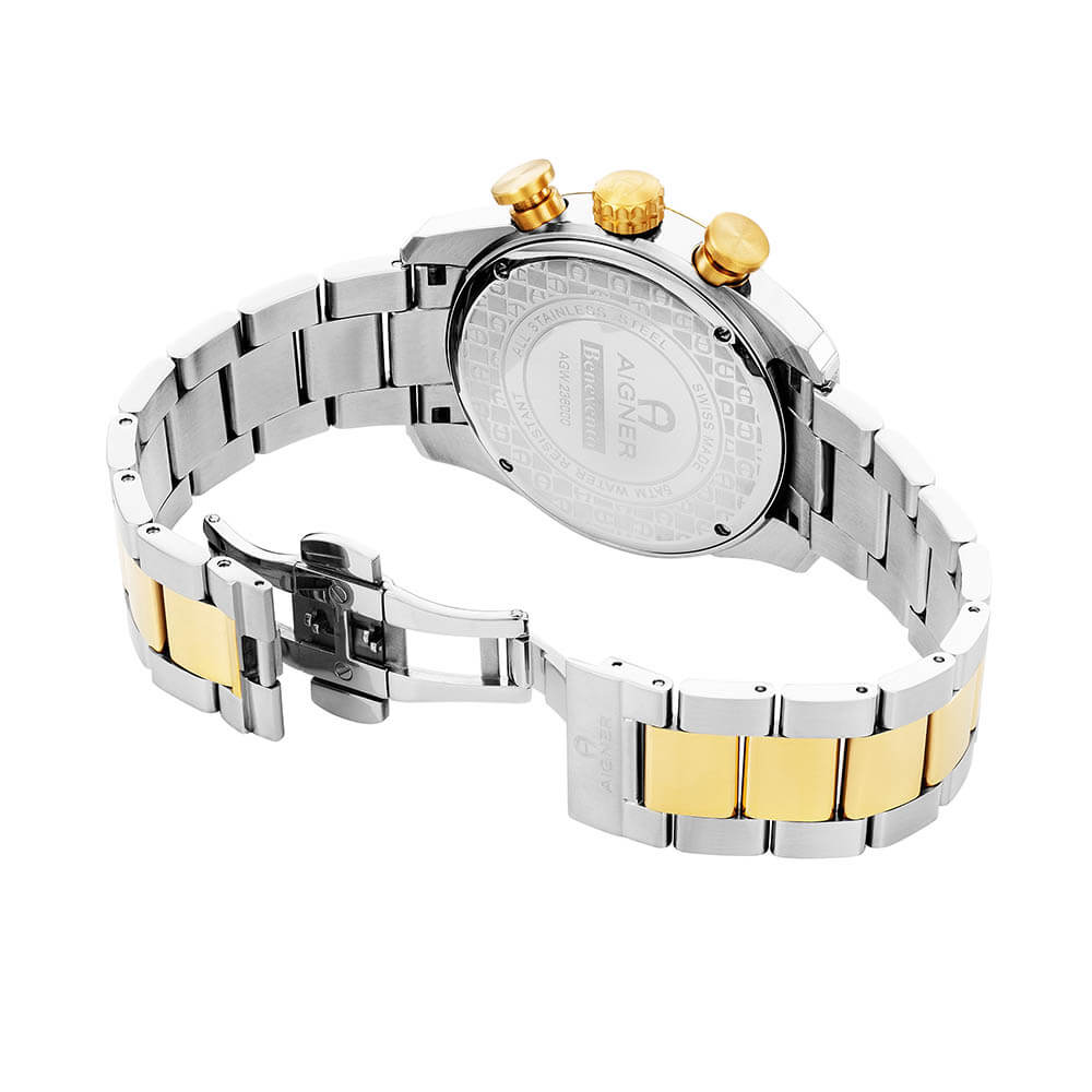 AIGNER BENEVENTO WATCH FOR MEN AIAGW236002W - KRISHNA WATCH COMPANY