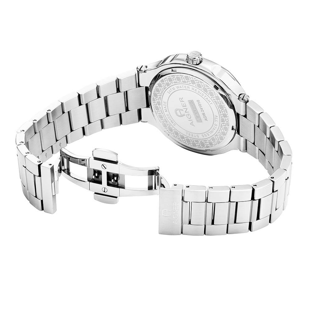 AIGNER TAVIANO 2 WATCH FOR MEN AIAGW241010W - KRISHNA WATCH COMPANY