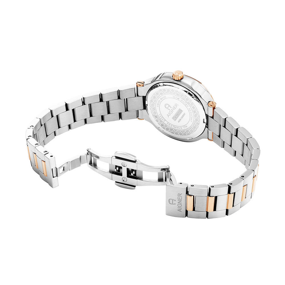 AIGNER TAVIANO 2 WATCH FOR WOMEN AIAGW242007W - KRISHNA WATCH COMPANY