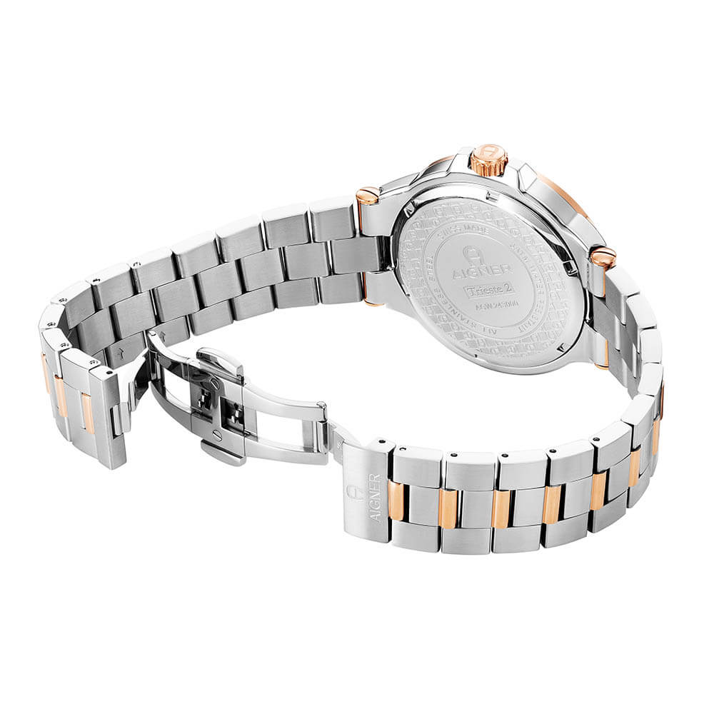 AIGNER TRIESTE 2 WATCH FOR MEN AIAGW243005W - KRISHNA WATCH COMPANY