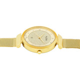 ALBA Silver Shimmer Dial With Gold Straps Ladies Watch AH7CA2X1 - KRISHNA WATCH COMPANY