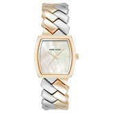 Anne Klein Quartz Analog Mother Of Pearl Dial Metal Strap Watch For Women ak5123mptt