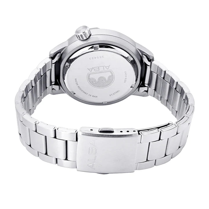 ALBA Mechanical Black Men 43mm Watch Automatic AL4247X1 - KRISHNA WATCH COMPANY