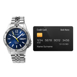 ALBA Blue & Black Radiation Dial Automatic Watch AL4649X1