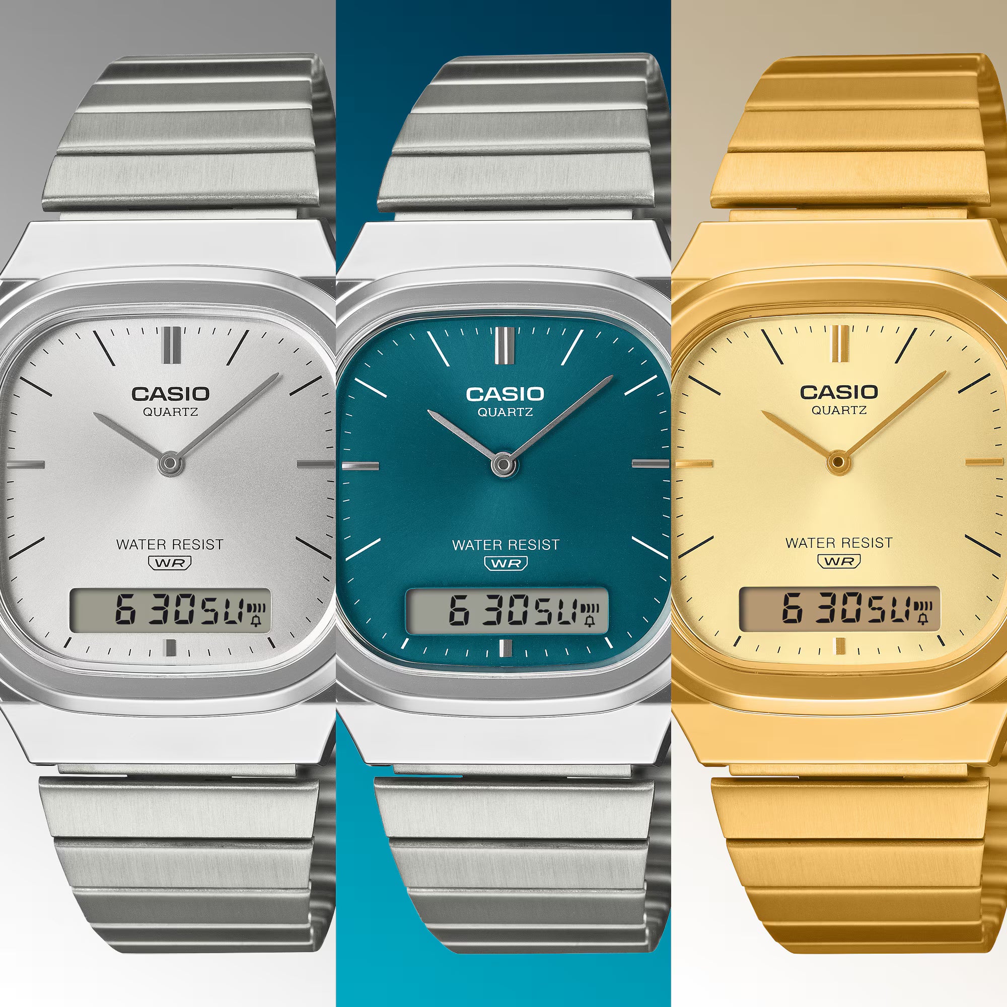 Casio Vintage Analog-Digital Watch AQ240E-7ADF - D420 - KRISHNA WATCH COMPANY