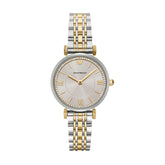 Emporio Armani Two-Tone Stainless Steel Brown Dial Watch - AR11702