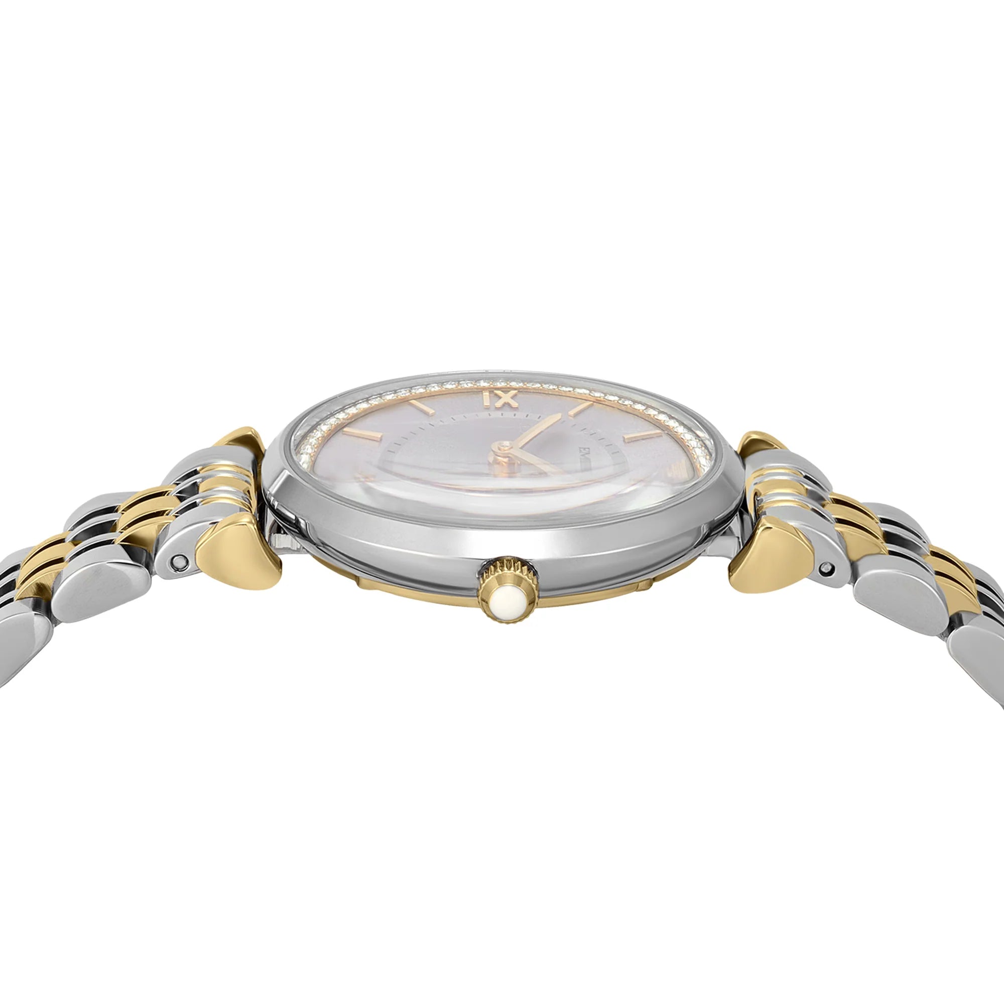 Emporio Armani Two-Tone Stainless Steel Brown Dial Watch - AR11702 - KRISHNA WATCH COMPANY