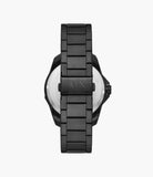 Armani Exchange Three-Hand Date Black Stainless Steel Watch AX1952