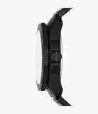 Armani Exchange Three-Hand Date Black Stainless Steel Watch AX1952