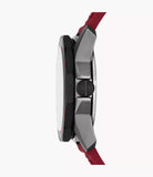 Armani Exchange Three-Hand Date Red Silicone Watch AX1953 - KRISHNA WATCH COMPANY