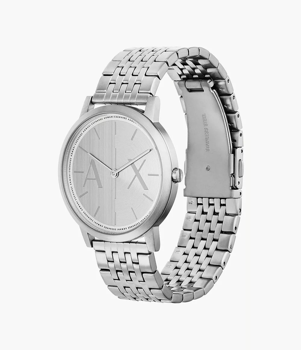 Armani Exchange Two-Hand Stainless Steel Watch - AX2870 - KRISHNA WATCH COMPANY