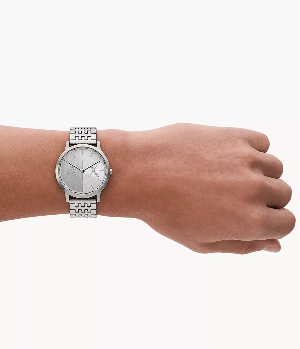 Armani Exchange Two-Hand Stainless Steel Watch - AX2870 - KRISHNA WATCH COMPANY