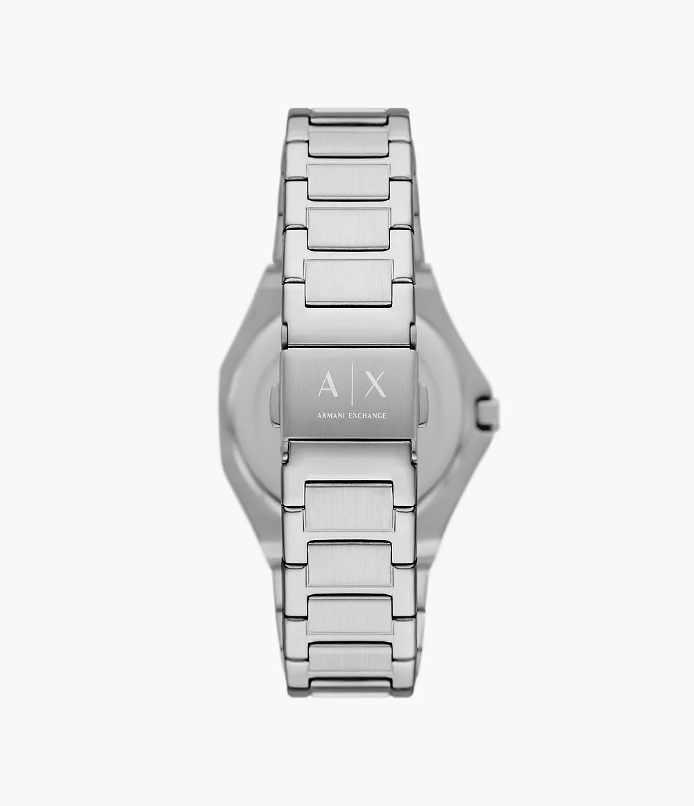 Armani Exchange Three-Hand Stainless Steel Watch - AX4606 - KRISHNA WATCH COMPANY