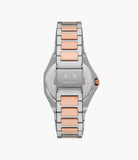 Armani Exchange Three-Hand Two-Tone Stainless Steel Watch AX4607