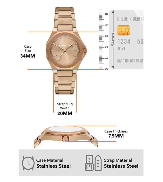 Armani Exchange Analog Watch For Women - AX4616 - KRISHNA WATCH COMPANY