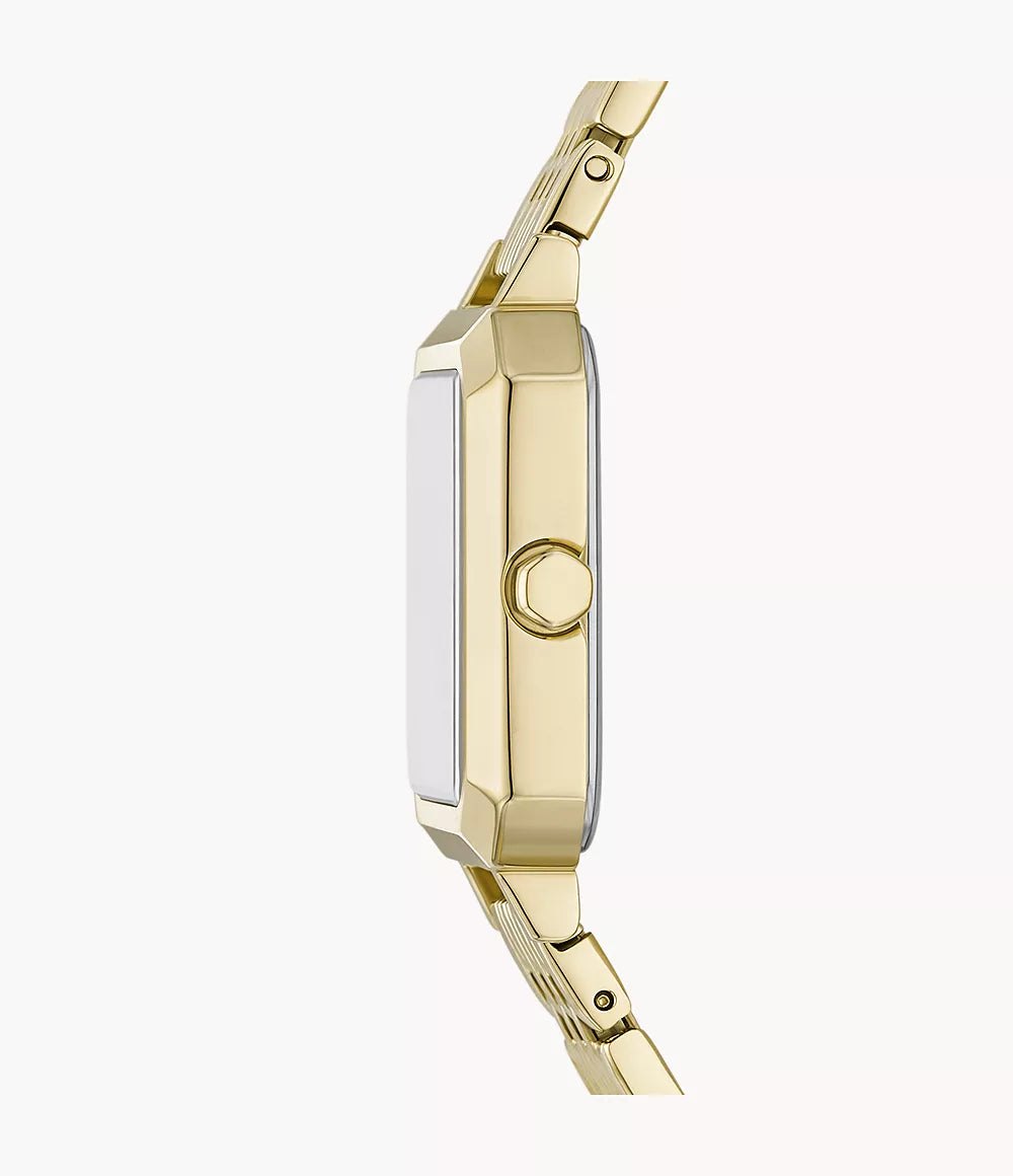 Armani Exchange Three-Hand Gold-Tone Stainless Steel Watch - AX5725 - KRISHNA WATCH COMPANY