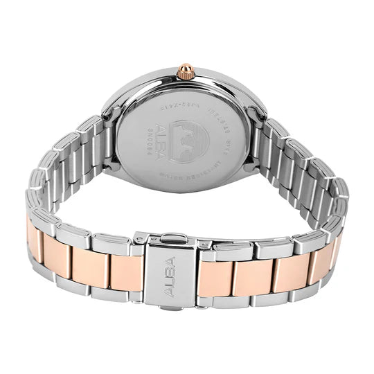 ALBA Pale Pink AWith Rose Gold-AH7CT8X1 - KRISHNA WATCH COMPANY