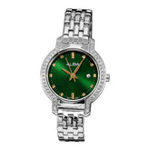 ALBA Emerald Green Dial With Crystals- AH7CM7X1