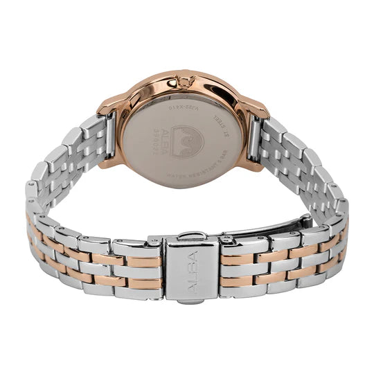 ALBA Rose Gold Case Encrusted With Crystals-AH7CM0X1 - KRISHNA WATCH COMPANY
