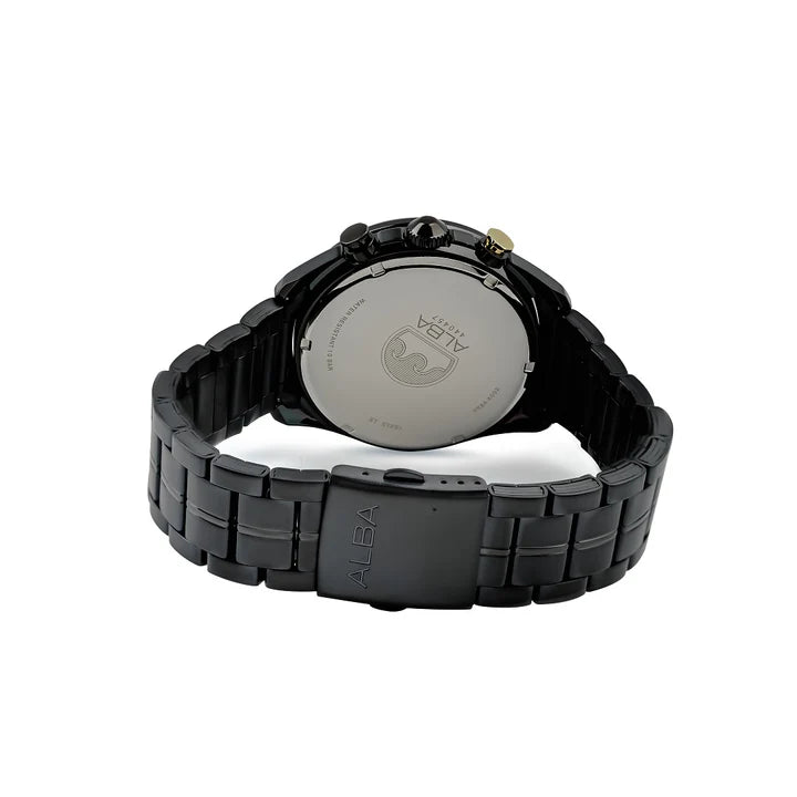 Alba Black Dial Chronograph Watch A4B013X1 - KRISHNA WATCH COMPANY