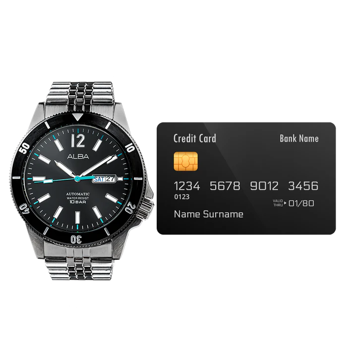 Alba Men Black Dial Automatic Watch – AL4645X1 - KRISHNA WATCH COMPANY