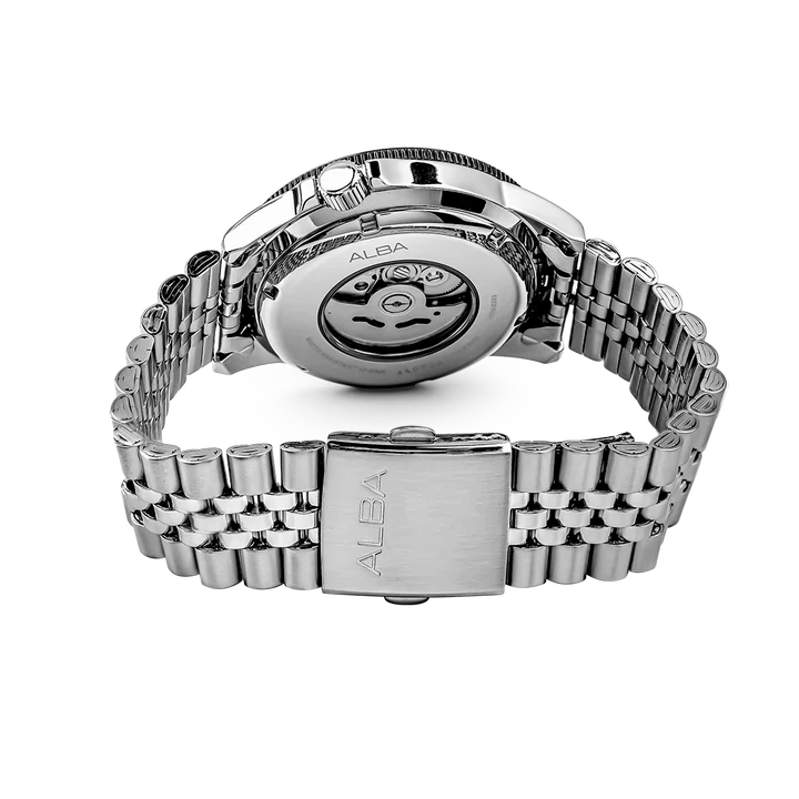 Alba Men Black Dial Automatic Watch – AL4645X1 - KRISHNA WATCH COMPANY
