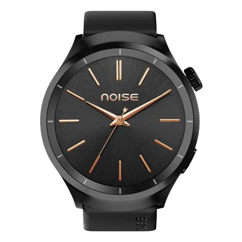 Noise Halo 2 MOD Smart Watch with Swappable Bezel Editions (Classic, Statement), 1.46" AMOLED, Smart Island, BT Calling, Metallic Build, Health Suite, Upto 7 Days Battery (Jet Black)